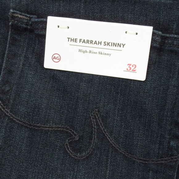 NWT Adriano Goldschmied AG Farrah Skinny in Brooks Stretch Jeans 32 - Picture 5 of 7